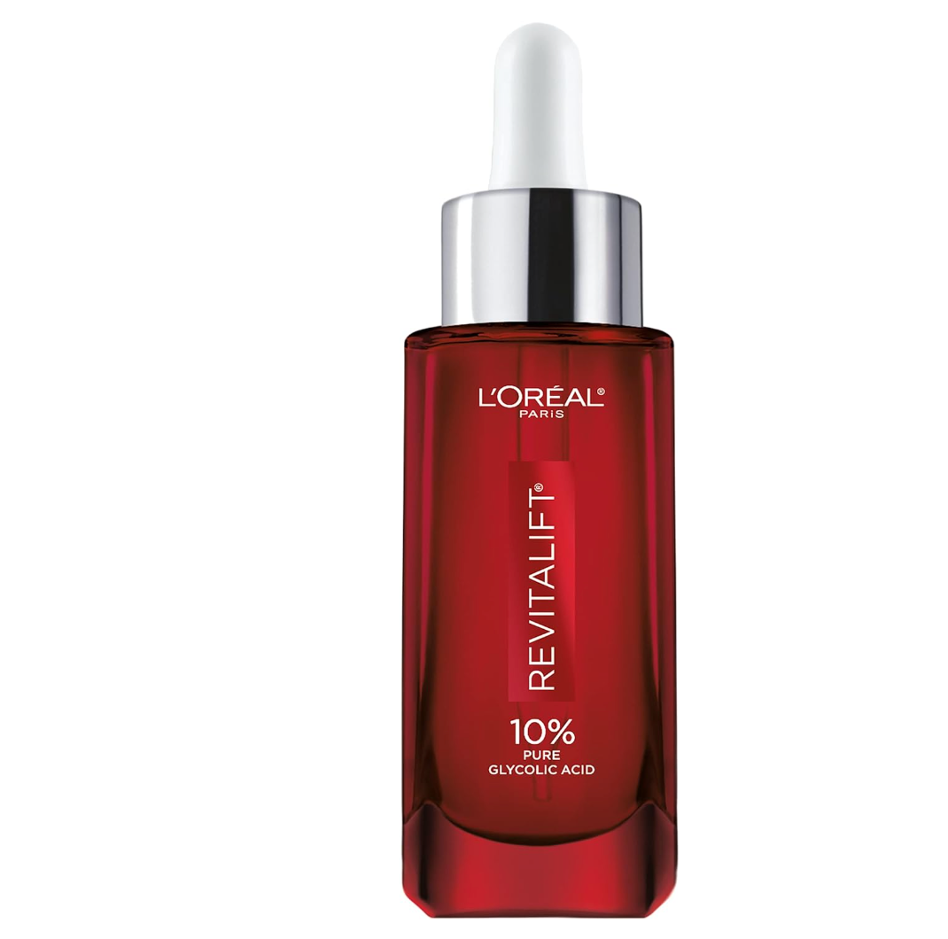 L’Oréal Paris Glycolic Acid Face Serum, Revitalift Triple Power LZR, With 10% Pure Glycolic Acid to Exfoliate and Reduce the Look of Wrinkles, Skincare, 30 Millilitre