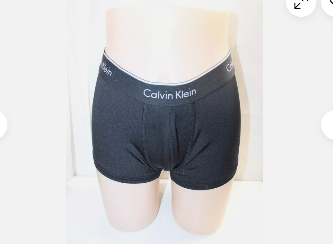 Calvin Klein Men's Underwear Cotton Stretch Brief Trunk(1 Pack) Black S/P