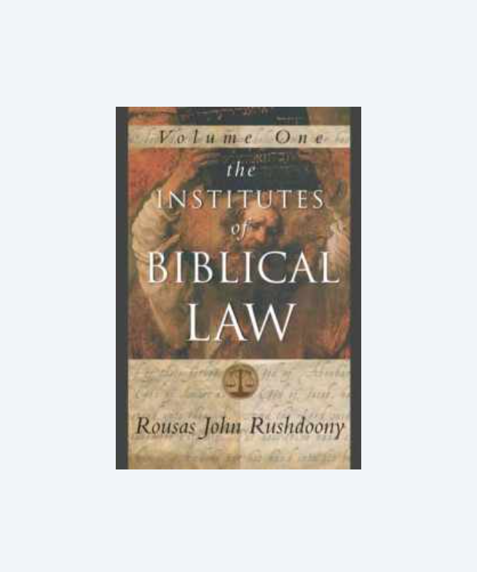 The Institutes of Biblical Law Gift