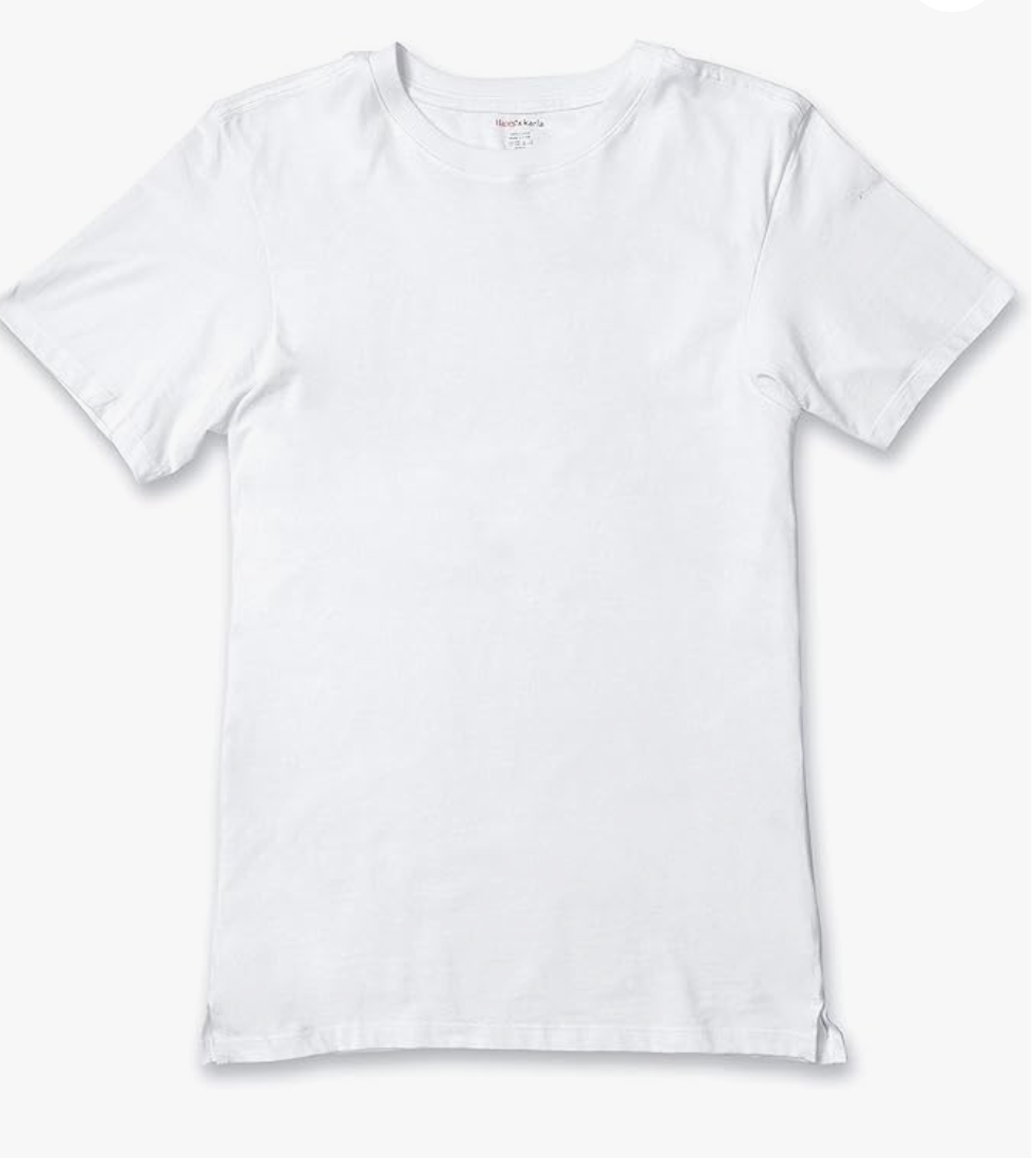 Hanes Justin X Karla White Classic Tee