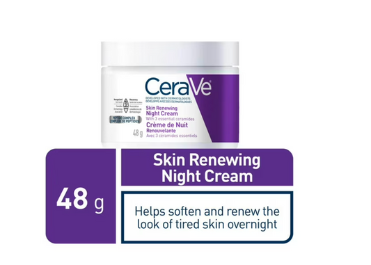 Anti-Aging Night Cream With Hyaluronic Acid and 3 Ceramides & Niacinamide, Fragrance Free, Anti-Aging Night Cream