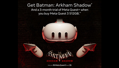 Meta Quest 3S All-in-One-Headset - Get Batman: Arkham Shadow and 3-Month Trial of Meta Quest+