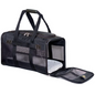Sherpa Deluxe Black Airline Approved Soft Sided Dog & Cat Carrier, 19" L X 11.8" W X 11.5" H