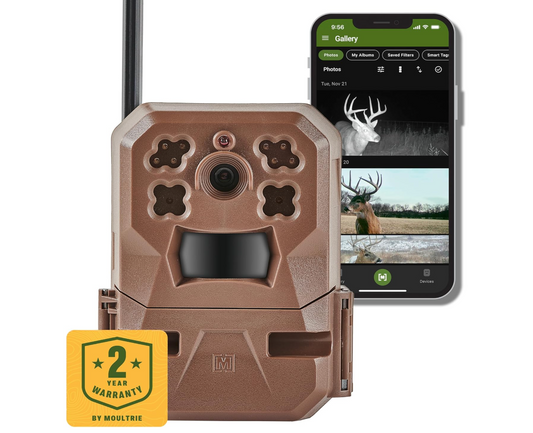 Moultrie Edge Cellular Trail Camera - Nationwide 4G LTE - HD Video-Audio - Built in Memory - Cloud Storage
